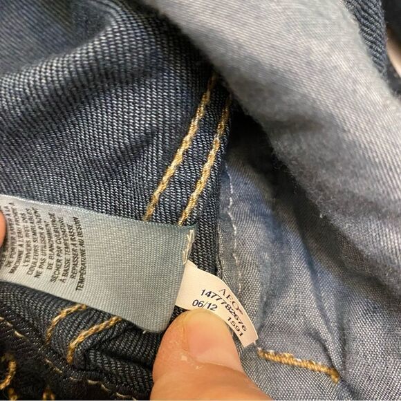 American Eagle Dark Wash denim Jean Jacket XS - Picture 7 of 9